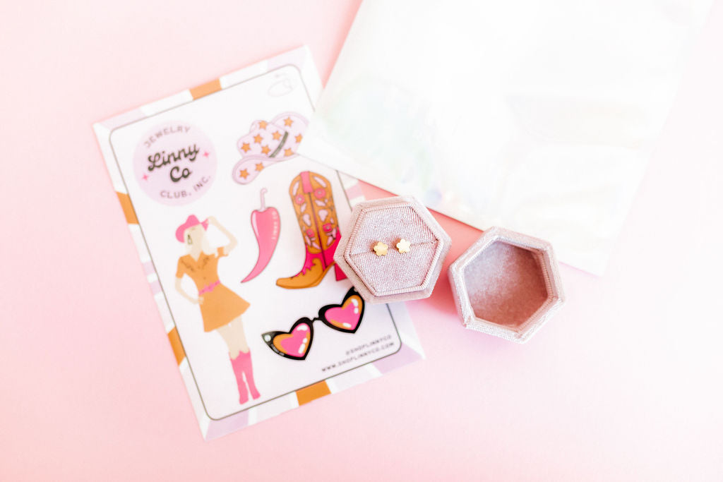 Screwback Stud Earrings - Sophie