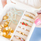 Screwback Stud Earrings - Strawberry Shortcake