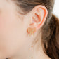 Sophia  Bow Earrings - Gold Glitter