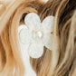 Hair Clip - Gigi Coral Seas with Pearl Center