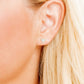 Screwback Stud Earrings - Leo Blue