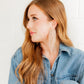 Grayson Statement Earrings - Gold