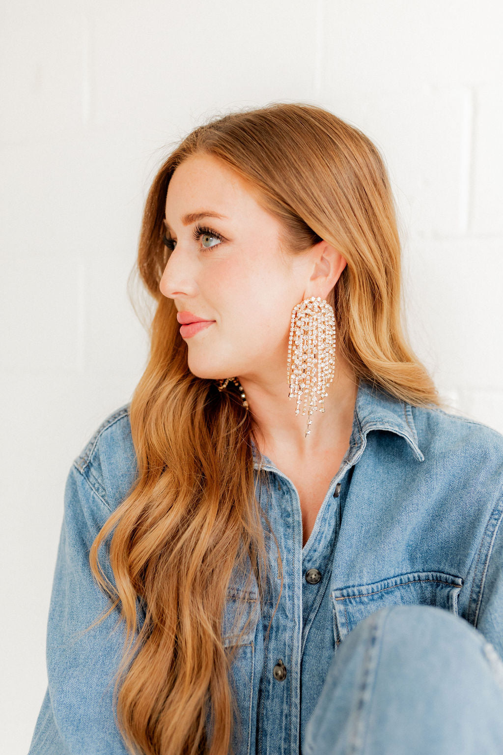 Grayson Statement Earrings - Gold