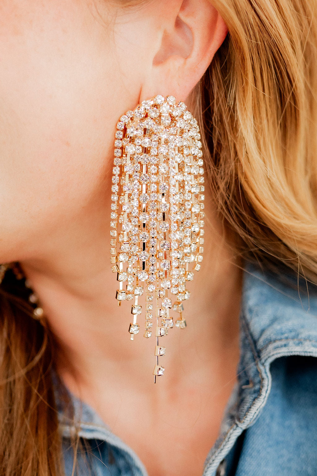 Grayson Statement Earrings - Gold