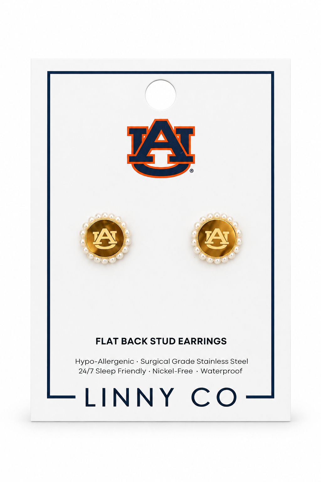 Screwback Stud Earrings - Auburn Alice Gold - Shop LINNY CO