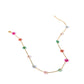 Necklace - Gracie Flower Multi Color