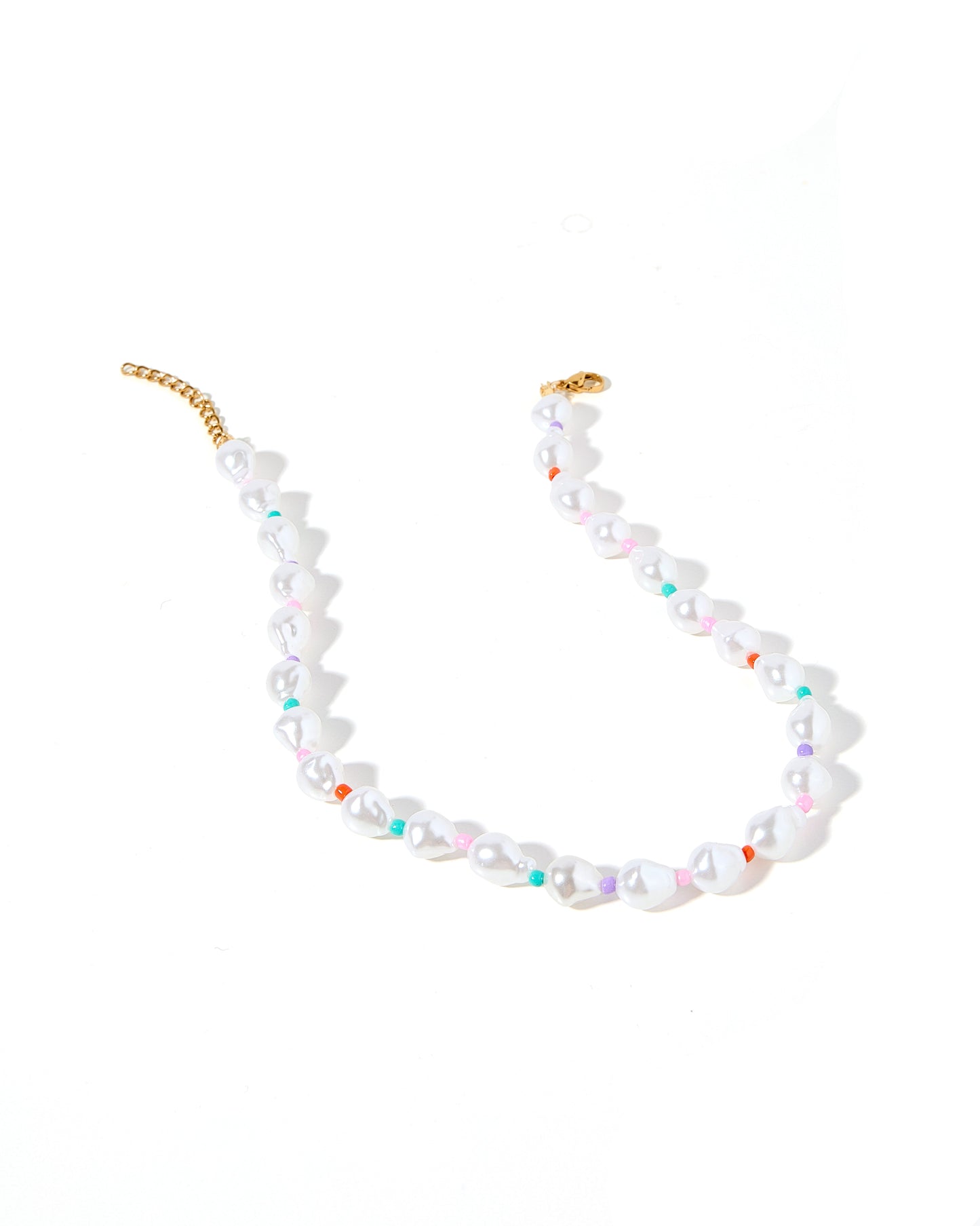 Necklace - Maris Pearl Multi Color