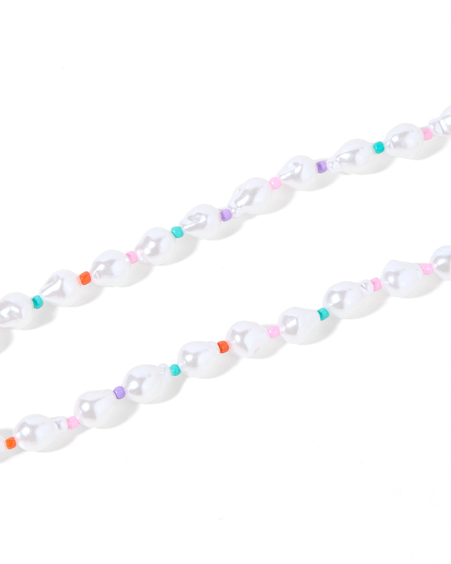 Necklace - Maris Pearl Multi Color