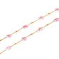Necklace - Gracie Flower Pink Multi