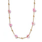 Necklace - Gracie Flower Pink Multi