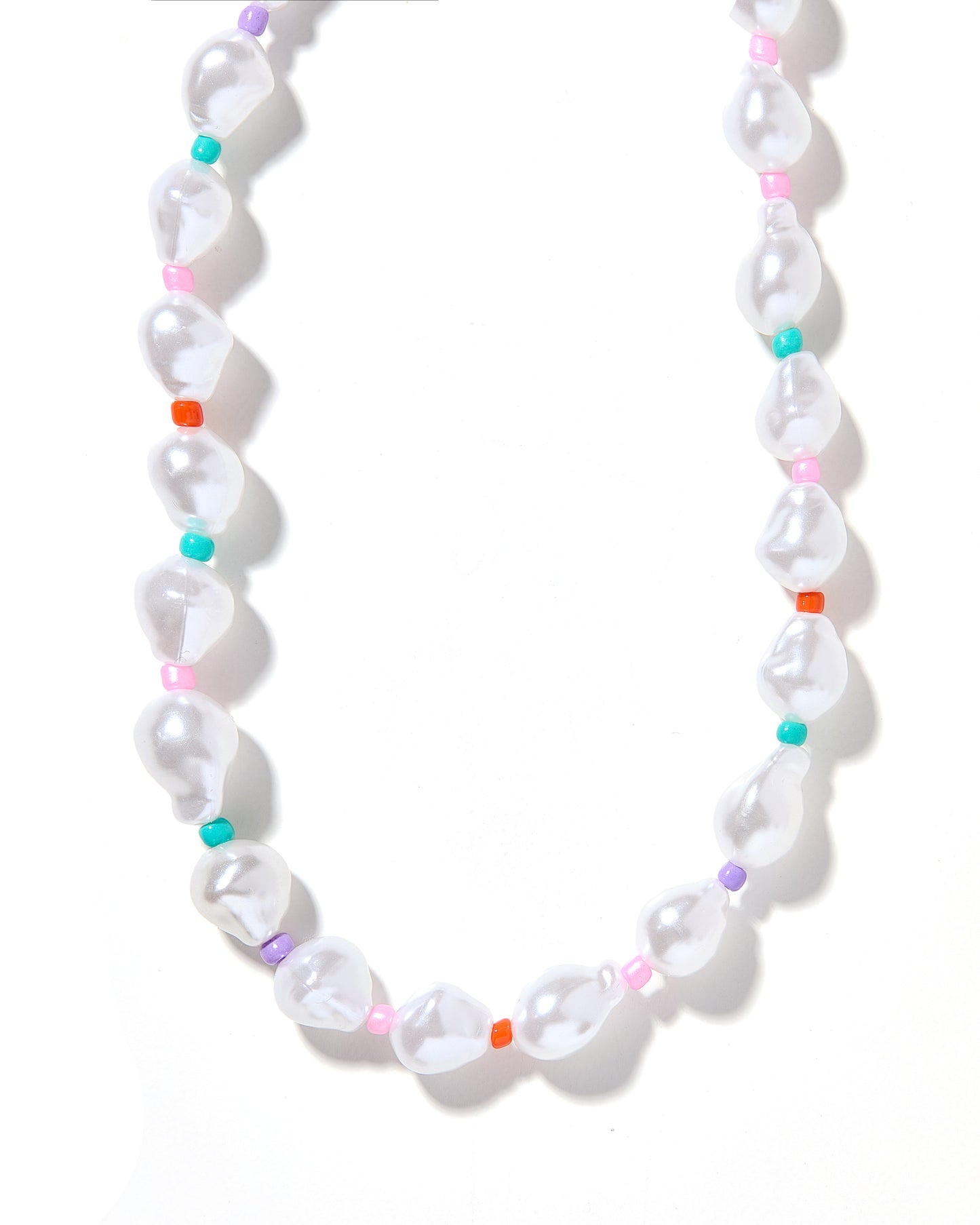 Necklace - Maris Pearl Multi Color