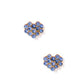 Screwback Stud Earrings - Leo Blue