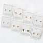Screwback Stud Earrings - Peppermint Twist