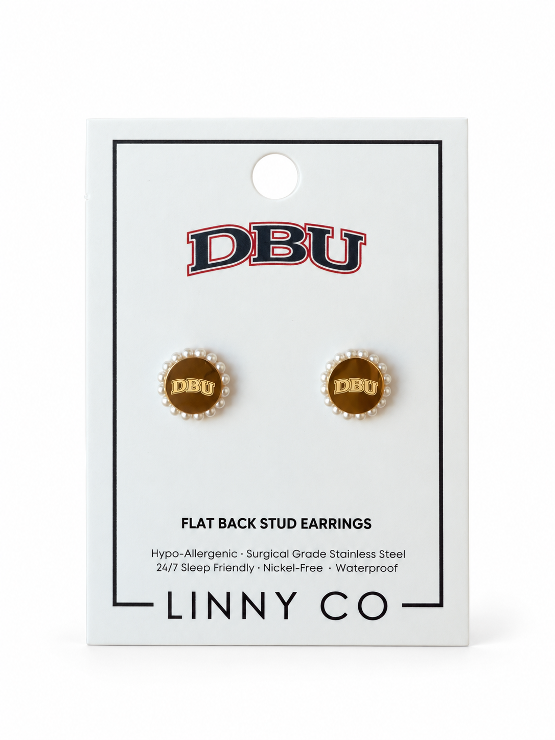 Screwback Stud Earrings - DBU Alice Gold - Shop LINNY CO