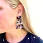 Julia Statement Earrings - Tortoise
