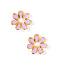 Screwback Stud Earrings - Elsie Purple