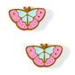 Screwback Stud Earrings - Blakely Butterfly