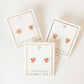 Screwback Stud Earrings - Baseball Heart