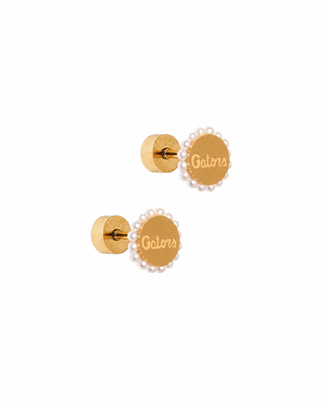 Screwback Stud Earrings - Florida Alice Gold - Shop LINNY CO