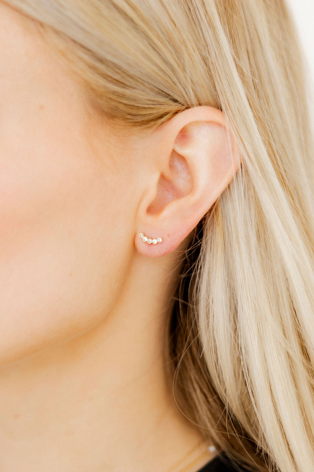 Screwback Stud Earrings - Abigail Sparkle