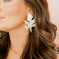 Flora Statement Earrings - Iridescent