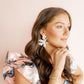Flora Statement Earrings - Iridescent