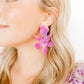 Flora Statement Earrings - Orchid Purple
