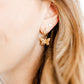 Huggie Earrings - Faye Butterfly
