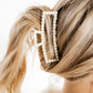 Hair Clip - Phoebe Pearl Rectangle