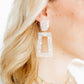 Kennedy Statement Earrings - Gold Confetti