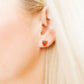 Screwback Stud Earrings - Strawberry Shortcake