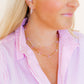 Necklace - Gracie Flower Pink Multi