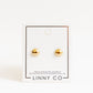 Screwback Stud Earrings - Vera Round 8mm