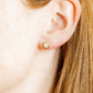Screwback Stud Earrings - Addison Clear