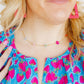Necklace - Gracie Flower Multi Color