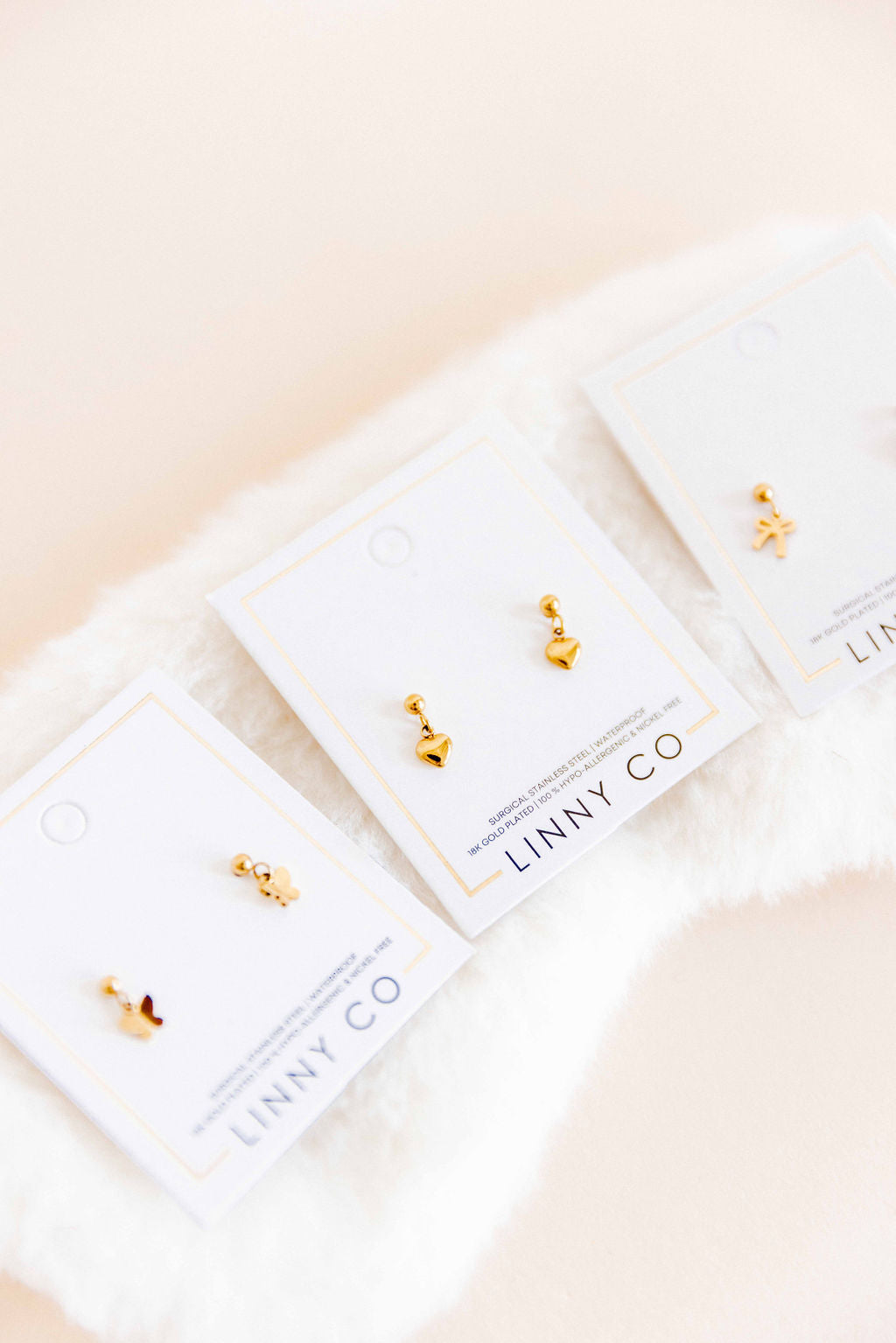 Screwback Stud Earrings - Millie Butterfly