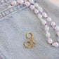 Necklace - Maris Pearl Pink Multi