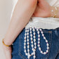 Necklace - Maris Pearl Pink Multi