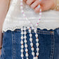 Necklace - Maris Pearl Pink Multi