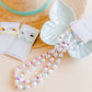 Necklace - Maris Pearl Pink Multi