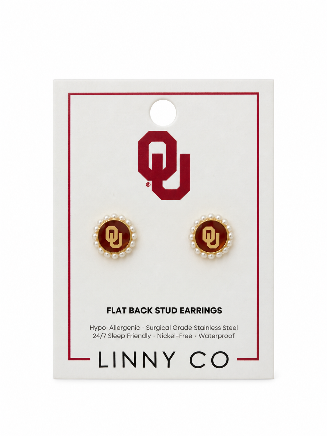 Screwback Stud Earrings - Oklahoma Alice Gold - Shop LINNY CO