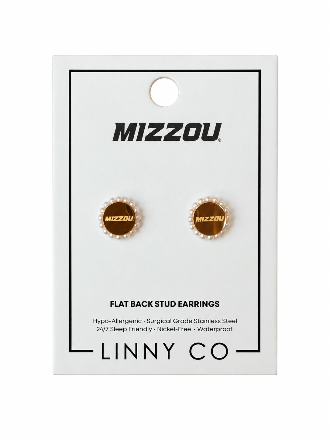 Screwback Stud Earrings - Missouri Alice Gold - Shop LINNY CO