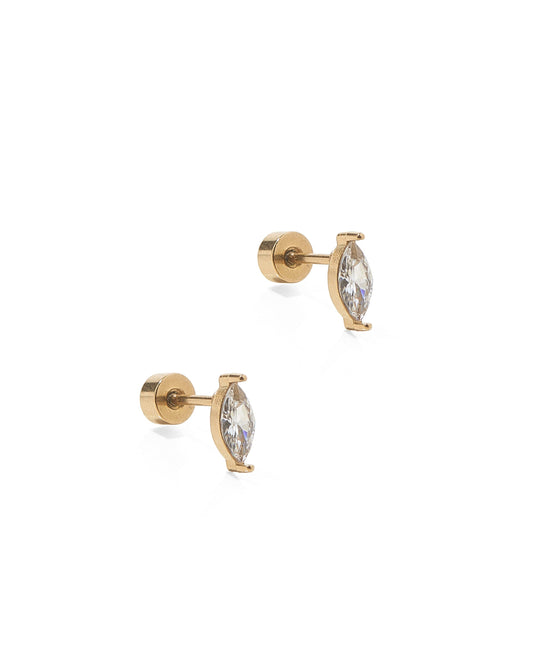 Screwback Stud Earrings - Maeve