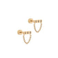 Screwback Stud Earrings - Channing