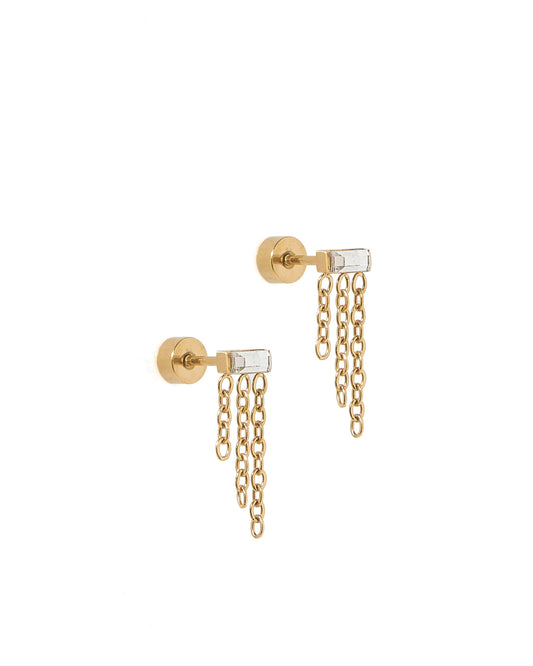 Screwback Stud Earrings - Becca
