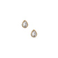 Screwback Stud Earrings - Paloma Pear Gold