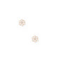 Screwback Stud Earrings - Alli White
