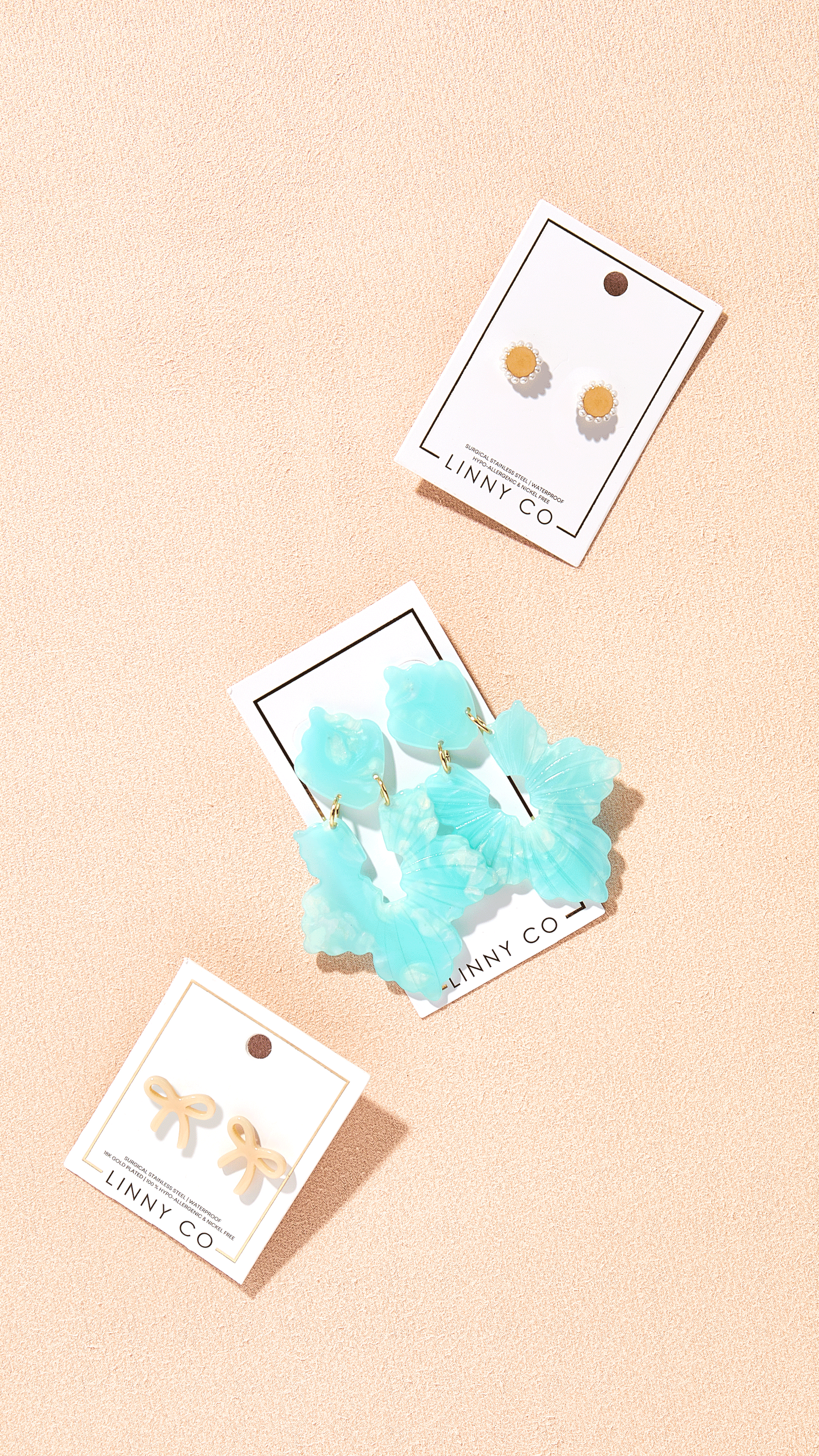 Screwback Stud Earrings - Alice Pearl