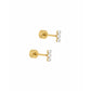 Screwback Stud Earrings - Janie Pearl