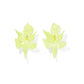 Flora Statement Earrings - Honeydew